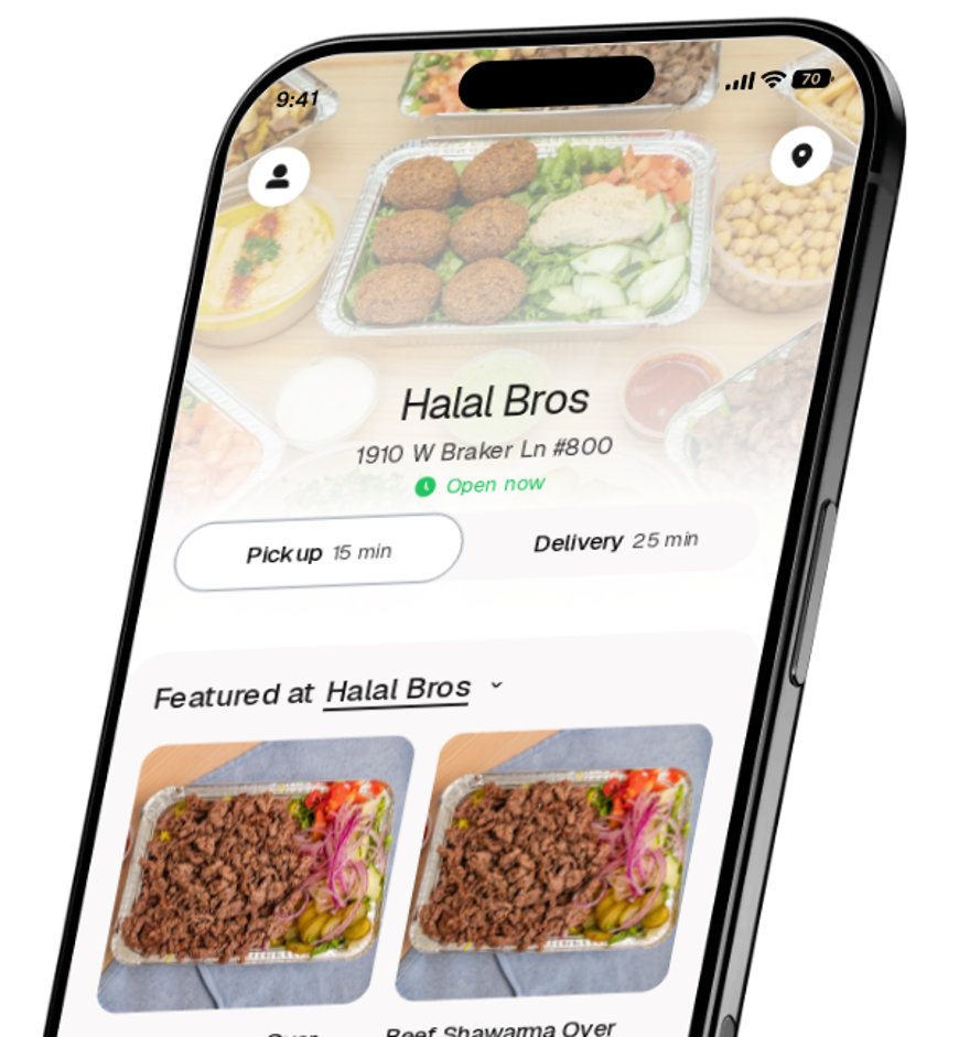 Halal Bros app preview
