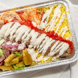 Kofta Kebab Over Rice