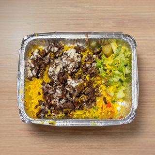 Lamb Shawarma Over Rice
