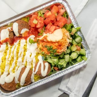 Falafel Over Rice