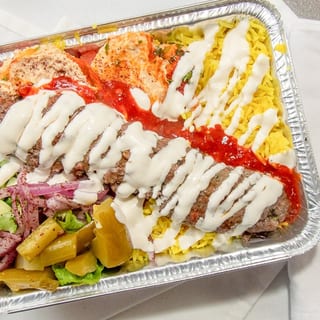 Kofta Kebab Over Rice