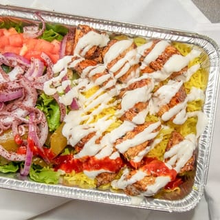 Chicken Kebab Over Rice