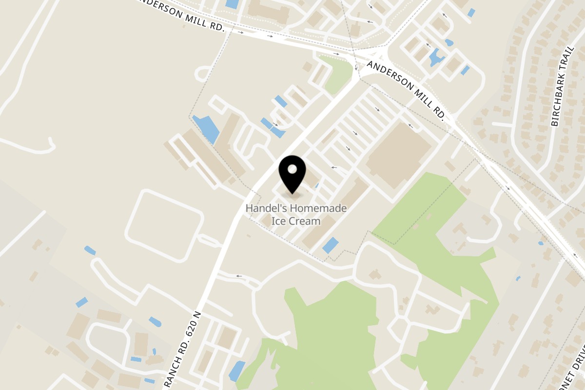 Map showing the location of Halal Bros Anderson Mill on 11521 N FM 620 Suite 1300 in Austin