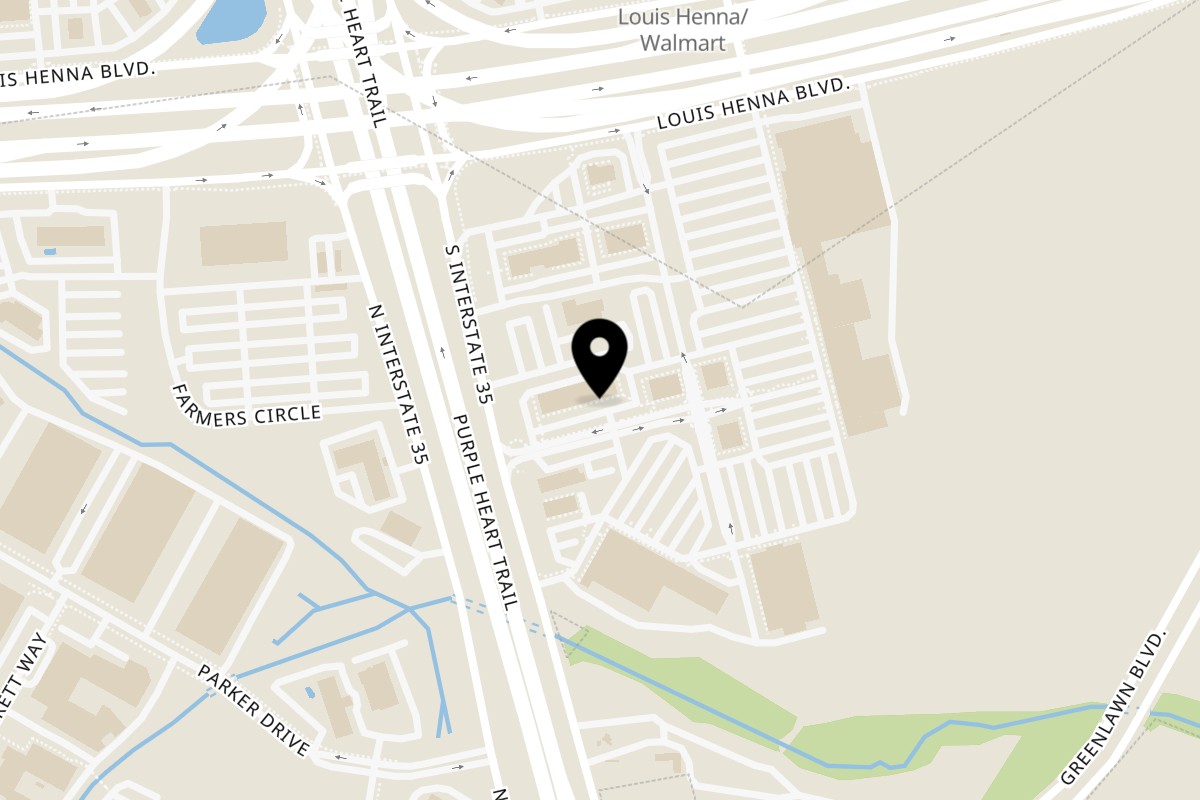 Map showing the location of Halal Bros Round Rock on 3107 S I-35 Frontage Rd #775 in Round Rock